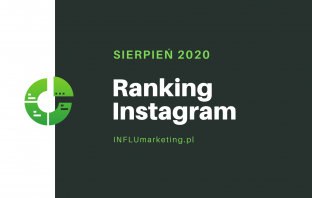 Ranking Instagram Polska 2020 sierpień cover