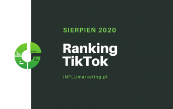 Ranking TikTok Polska 2020 Sierpień cover