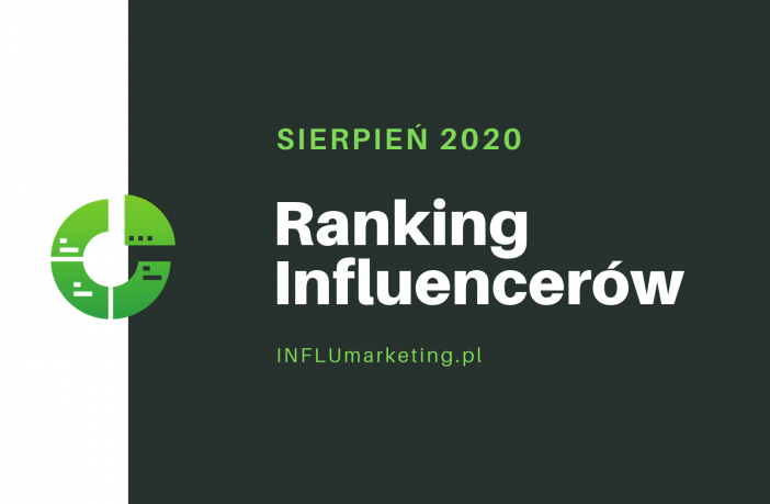 ranking influencerów polska 2020 sierpień cover photo