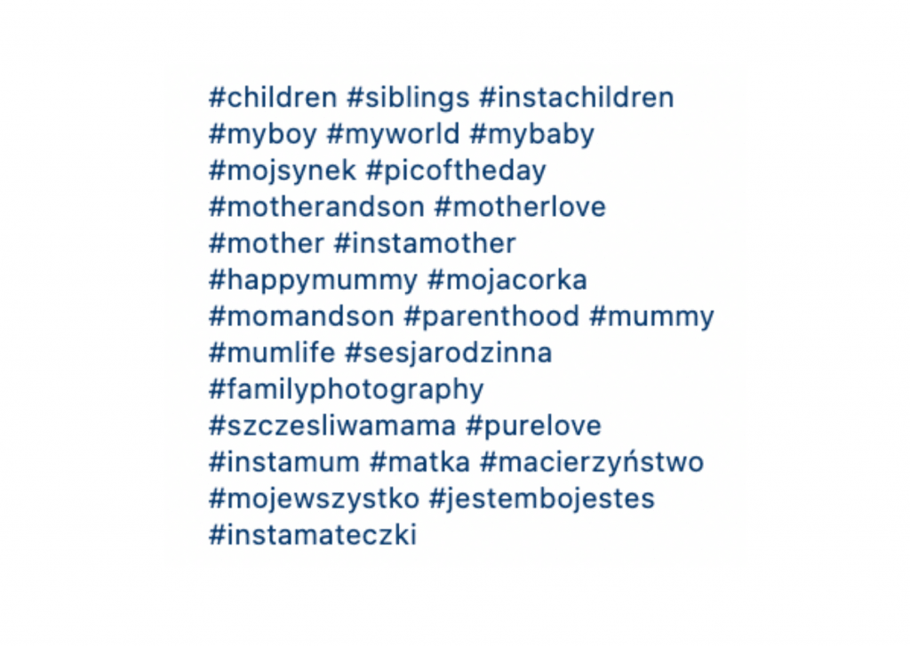 hashtagi instagram